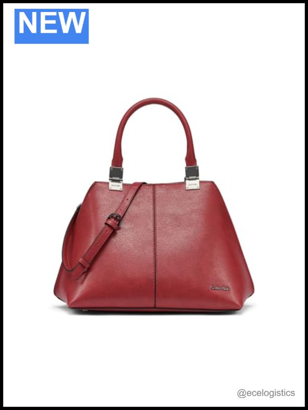 Vegan Leather Satchel Handbag, Multi-Use Work & Travel Bag, Removable Crossbody